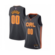 Men's Orlando Magic #00 Aaron Gordon Swingman Charcoal Basketball Stitched Jersey - 2019 20 City Edition