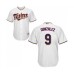 Men's Minnesota Twins #9 Marwin Gonzalez Replica White Home Cool Base Baseball Jersey