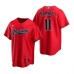 Men's Nike Cleveland Indians #11 Jose Ramirez Red Alternate Stitched Baseball Jersey