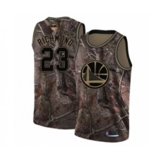 Men's Golden State Warriors #23 Mitch Richmond Swingman Camo Realtree Collection Basketball 2019 Basketball Finals Bound Jersey