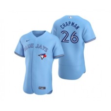 Men's Toronto Blue Jays #26 Matt Chapman Blue Flex Base Stitched Baseball Jersey