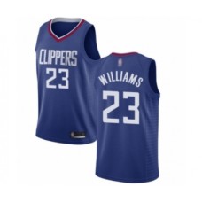 Men's Los Angeles Clippers #23 Lou Williams Swingman Blue Basketball Stitched Jersey - Icon Edition