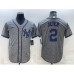 Men's New York Yankees #2 Derek Jeter Grey Gridiron Cool Base Stitched Jersey