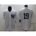 Men's New York Yankees #19 Masahiro Tanaka White Home Stitched MLB Majestic Flex Base Jersey