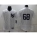 Men's New York Yankees #68 Dellin Betances White Home Stitched MLB Majestic Flex Base Jersey