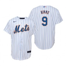 Men's Nike New York Mets #9 Brandon Nimmo White Home Stitched Baseball Jersey