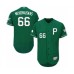 Men's Pittsburgh Pirates #66 Dovydas Neverauskas Green Celtic Flexbase Authentic Collection Baseball Player Stitched Jersey