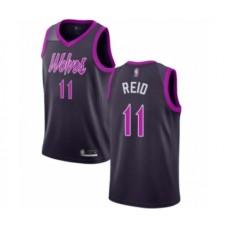 Men's Minnesota Timberwolves #11 Naz Reid Authentic Purple Basketball Stitched Jersey - City Edition