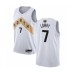 Men's Toronto Raptors #7 Kyle Lowry Swingman White 2019 Basketball Finals Bound Jersey - City Edition