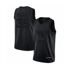 Men's Golden State Warriors #35 Kevin Durant Swingman Black MVP Basketball Stitched Jersey