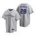 Men's Nike Colorado Rockies #28 Nolan Arenado Gray Road Stitched Baseball Jersey