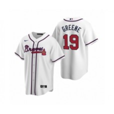 Men's Atlanta Braves #19 Shane Greene Nike White 2020 Replica Home Stitched Jersey