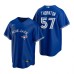 Men's Nike Toronto Blue Jays #57 Trent Thornton Royal Alternate Stitched Baseball Jersey