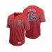 Men's Boston Red Sox #15 Dustin Pedroia Red Fade Nike Stitched Jersey