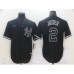 Men's New York Yankees #2 Derek Jeter Authentic Black Nike MLB Stitched Jersey