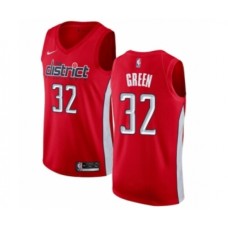 Men's Nike Washington Wizards #32 Jeff Green Red Swingman Jersey - Earned Edition