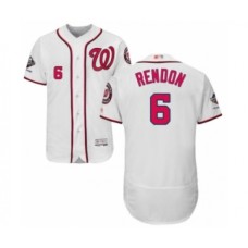 Men's Washington Nationals #6 Anthony Rendon White Home Flex Base Authentic Collection 2019 World Series Champions Baseball Stitched Jersey