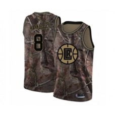 Men's Los Angeles Clippers #8 Moe Harkless Swingman Camo Realtree Collection Basketball Stitched Jersey