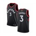 Men's Toronto Raptors #3 OG Anunoby Swingman Black 2019 Basketball Finals Bound Jersey Statement Edition