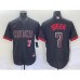 Men's Nike Cincinnati Reds #7 Spencer Steer Numer Black 2023 City Connect Cool Base Stitched Baseball Jersey