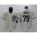 Men's Chicago White Sox #79 Jose Abreu Cream Game 2021 Field of Dreams Stitched Jersey