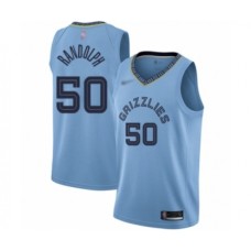 Men's Memphis Grizzlies #50 Zach Randolph Authentic Blue Finished Basketball Stitched Jersey Statement Edition