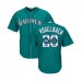 Men's Seattle Mariners #20 Dan Vogelbach Authentic Teal Green Team Logo Fashion Cool Base Baseball Jersey