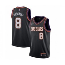 Men's Phoenix Suns #8 Frank Kaminsky Swingman Black Basketball Stitched Jersey - 2019 20 City Edition