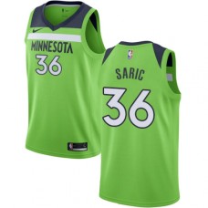 Men's Nike Minnesota Timberwolves #36 Dario Saric Swingman Green NBA Jersey Statement Edition