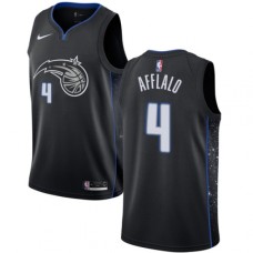 Men's Nike Orlando Magic #4 Arron Afflalo Swingman Black NBA Jersey - City Edition