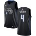 Men's Nike Orlando Magic #4 Arron Afflalo Swingman Black NBA Jersey - City Edition