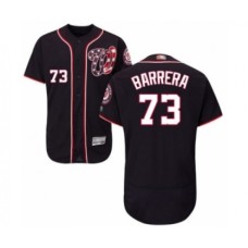 Men's Washington Nationals #73 Tres Barrera Navy Blue Alternate Flex Base Authentic Collection Baseball Player Stitched Jersey