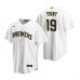 Men's Nike Milwaukee Brewers #19 Robin Yount White Alternate Stitched Baseball Jersey