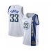 Men's Indiana Pacers #33 Myles Turner Swingman White Basketball Stitched Jersey - 2019 20 City Edition