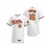 Men's Baltimore Orioles #16 Trey Mancini Nike White Authentic 2020 Home Stitched Jersey