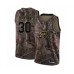 Men's Oklahoma City Thunder #30 Deonte Burton Swingman Camo Realtree Collection Basketball Stitched Jersey