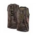 Men's Portland Trail Blazers #5 Rodney Hood Swingman Camo Realtree Collection Basketball Jersey