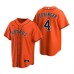 Men's Nike Houston Astros #4 George Springer Orange Alternate Stitched Baseball Jersey