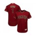 Men's Arizona Diamondbacks #1 Jarrod Dyson Red Alternate Authentic Collection Flex Base Baseball Jersey