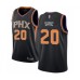 Men's Phoenix Suns #20 Dario Saric Authentic Black Basketball Stitched Jersey Statement Edition