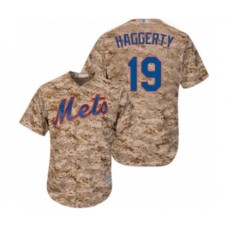 Men's New York Mets #19 Sam Haggerty Authentic Camo Alternate Cool Base Baseball Player Stitched Jersey