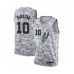 Men's San Antonio Spurs #10 DeMar DeRozan White Swingman Jersey - Earned Edition