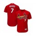 Men's St. Louis Cardinals #7 Andrew Knizner Red Alternate Flex Base Authentic Collection Baseball Player Stitched Jersey