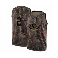 Men's New Orleans Pelicans #2 Lonzo Ball Swingman Camo Realtree Collection Basketball Jersey