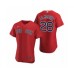 Men's Boston Red Sox #28 J.D. Martinez Nike Red Authentic 2020 Alternate Stitched Jersey