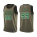 Men's Boston Celtics #99 Tacko Fall Swingman Green Salute to Service Basketball Stitched Jersey