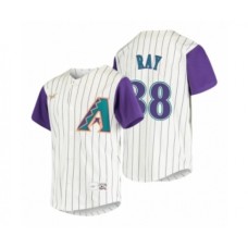 Men's Arizona Diamondbacks #38 Robbie Ray Nike Cream 2020 Cooperstown Collection Alternate Stitched Jersey