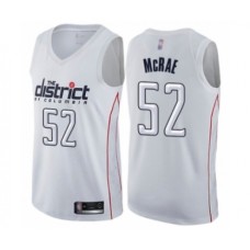 Men's Washington Wizards #52 Jordan McRae Authentic White Basketball Stitched Jersey - City Edition