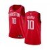 Men's Nike Houston Rockets #10 Eric Gordon Red Swingman Jersey - Earned Edition