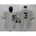 Men's Chicago White Sox #3 Harold Baines Cream Game 2021 Field of Dreams Stitched Jersey